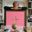 Sir Paul Smith with Crucifixion by Craigie Aitchison RA