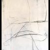Alison McKenna, Untitled (2017), acrylic, housepaint, charcoal, spray paint, pencil on linen, 195 x 130 cm