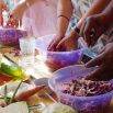 Combining flavours on one of Viola's wild fermentation workshops